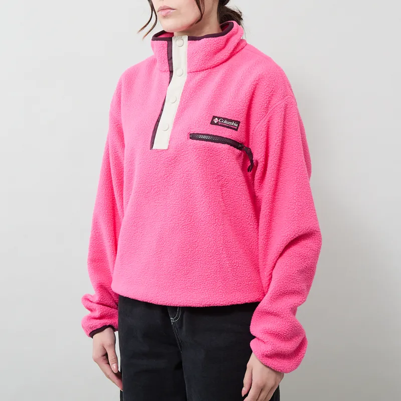Columbia Womens Helvetia II Half Snap Fleece Nico Dark Stone-1