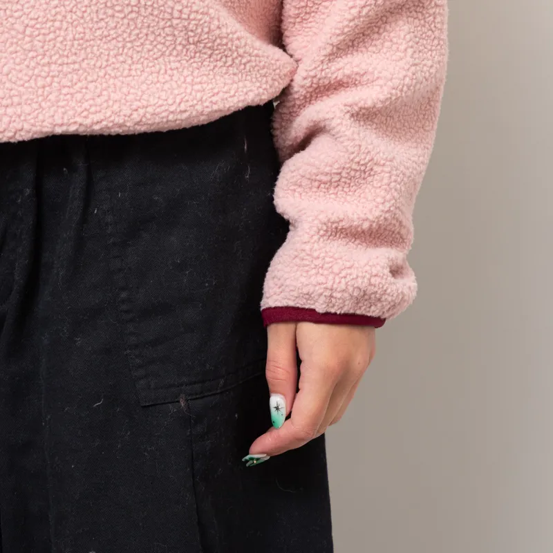 Columbia Womens Helvetia II Half Snap Fleece Eraser Pink Fig Rich Wine-8