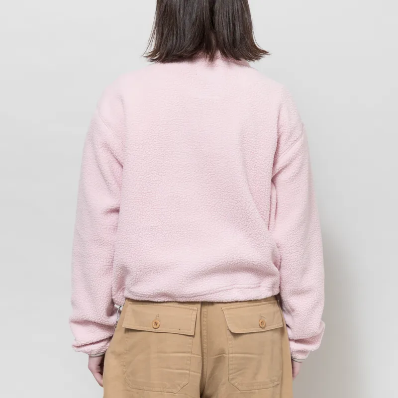 Columbia Womens Helvetia II Half Snap Fleece Pink Agate Peppercorn Flint-2