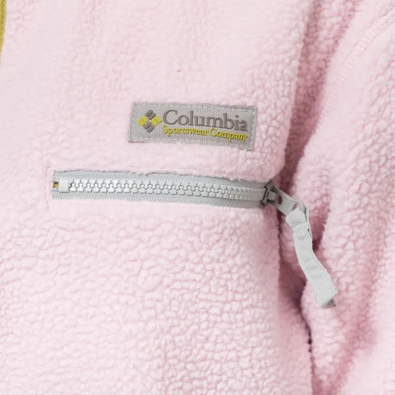 Columbia Womens Helvetia II Half Snap Fleece Pink Agate Peppercorn Flint-5