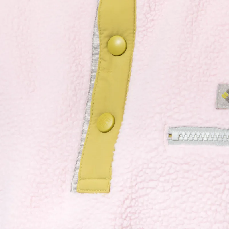 Columbia Womens Helvetia II Half Snap Fleece Pink Agate Peppercorn Flint-4