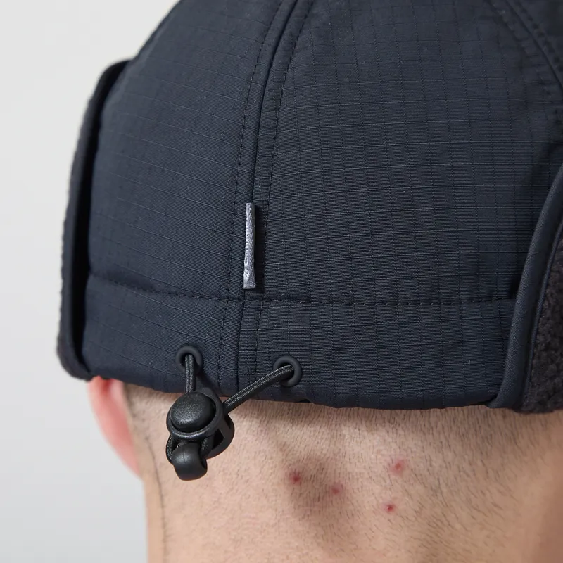 Columbia Landroamer Ear Flap Cap Black Working Badge-7