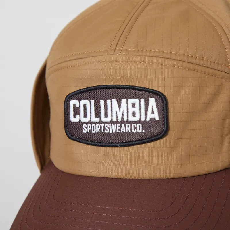 Columbia Landroamer Ear Flap Cap Delta Tobacco Working Badge-6