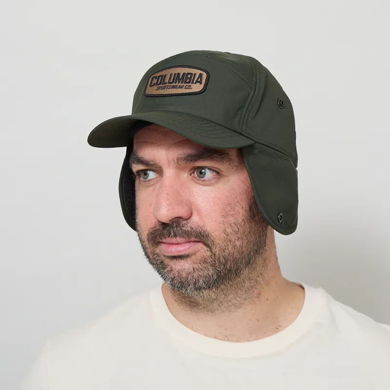 Columbia Landroamer Ear Flap Cap Greenscape Working Badge-1