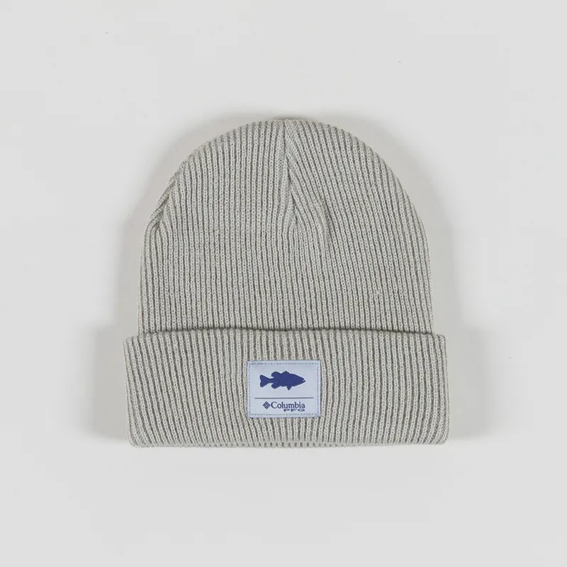 Columbia PFG Cuffed Beanie Grey Green Bass Graphic