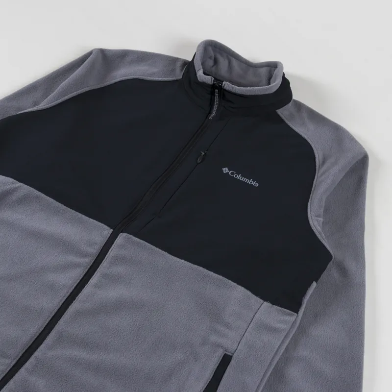 Columbia Sage Peak Fleece Jacket City Grey Black-3