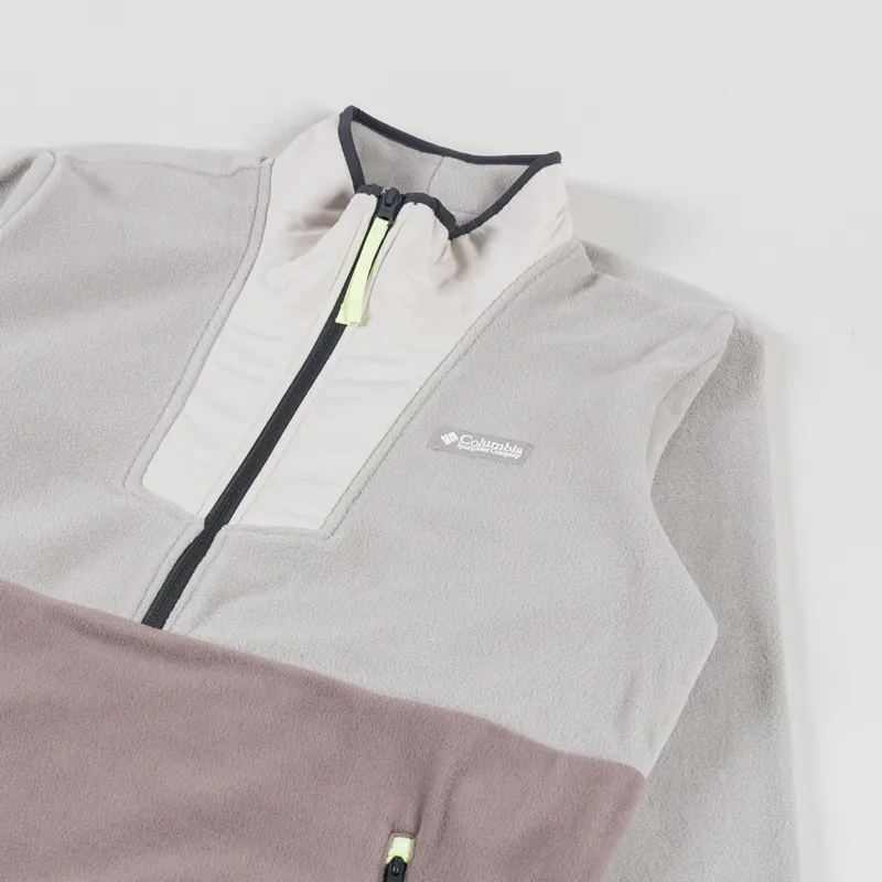 Columbia Sequoia Grove Half Zip Fleece Flint Grey Iron Dark Stone-2