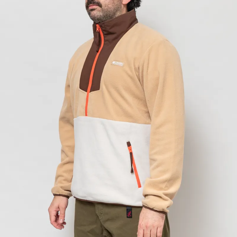 Columbia Sequoia Grove Half Zip Fleece Canoe Dark Stone-1