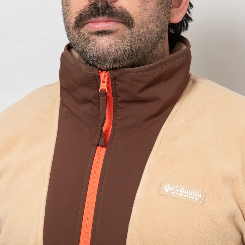 Columbia Sequoia Grove Half Zip Fleece Canoe Dark Stone-5