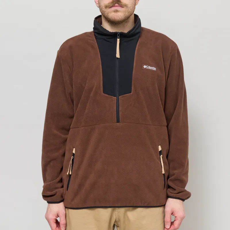 Columbia Sequoia Grove Half Zip Fleece Tobacco Black