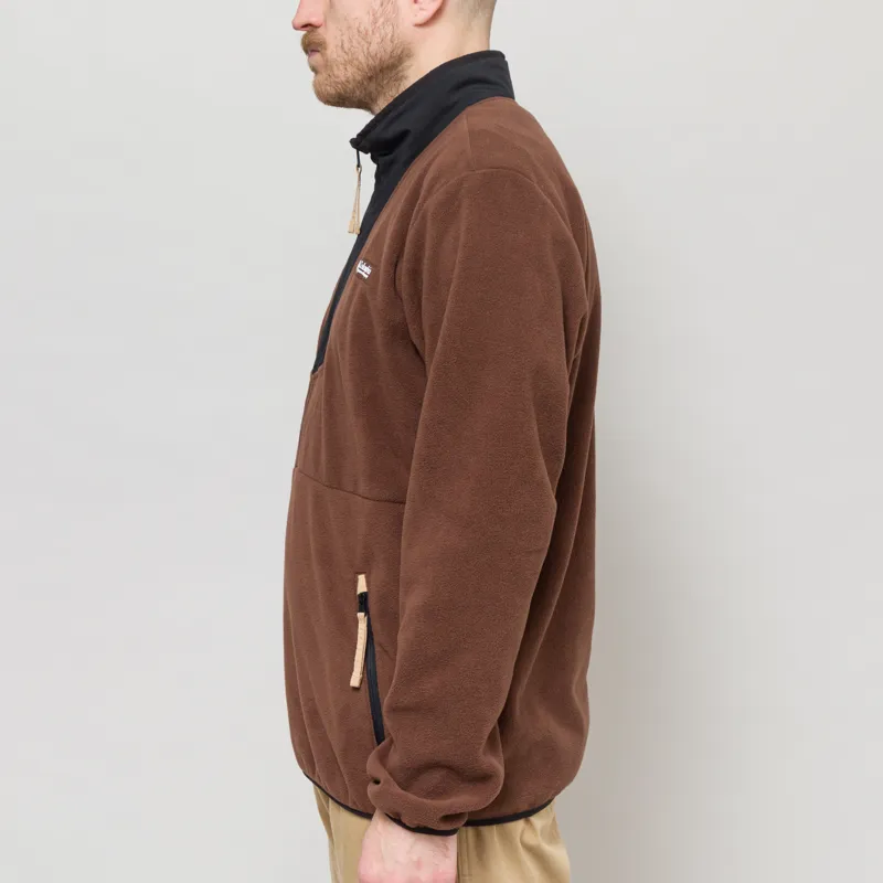 Columbia Sequoia Grove Half Zip Fleece Tobacco Black-2