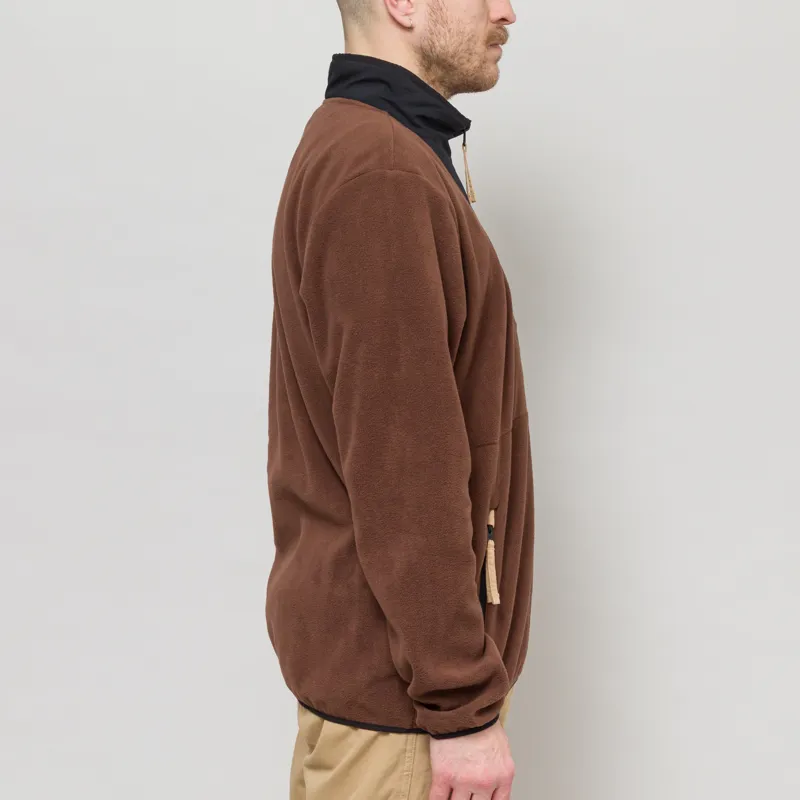 Columbia Sequoia Grove Half Zip Fleece Tobacco Black-4