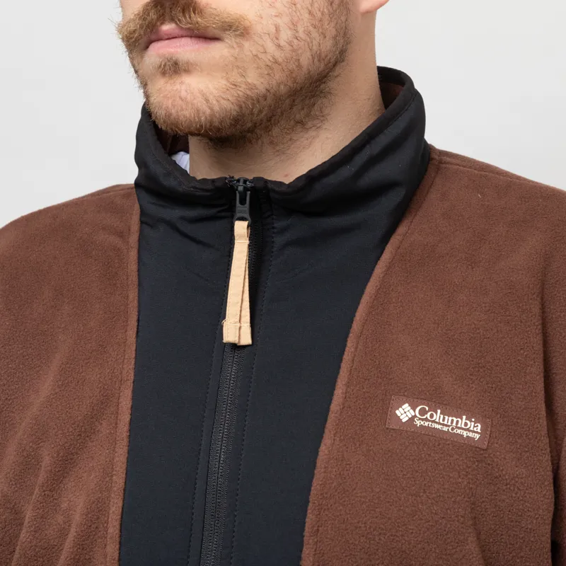 Columbia Sequoia Grove Half Zip Fleece Tobacco Black-5