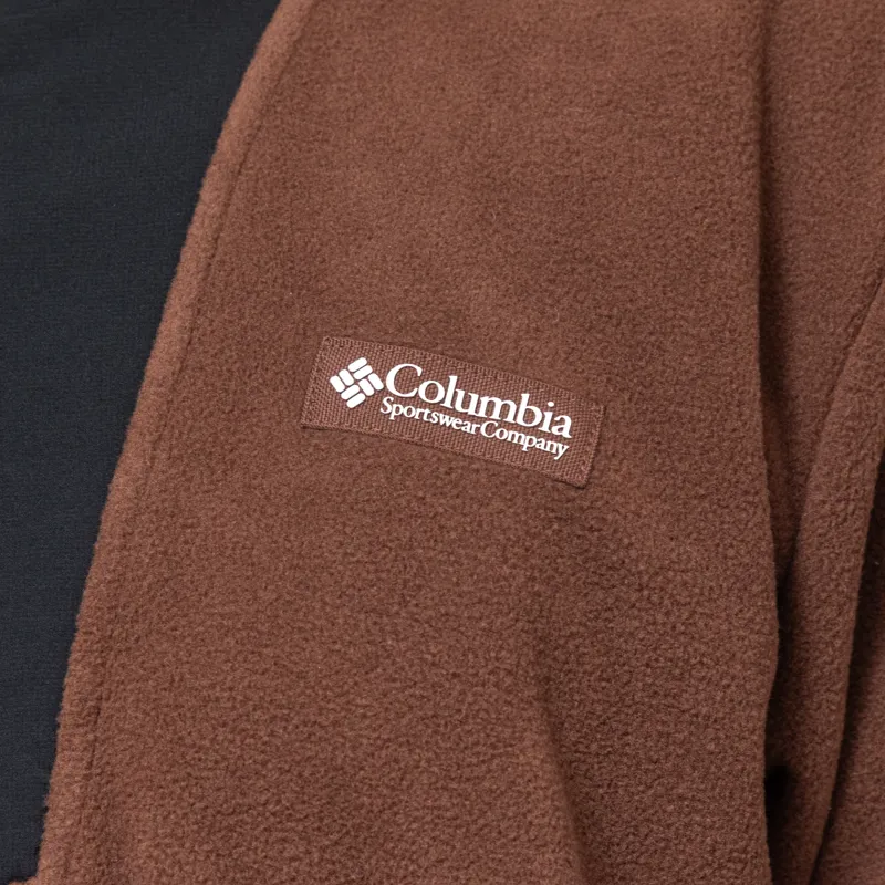 Columbia Sequoia Grove Half Zip Fleece Tobacco Black-6