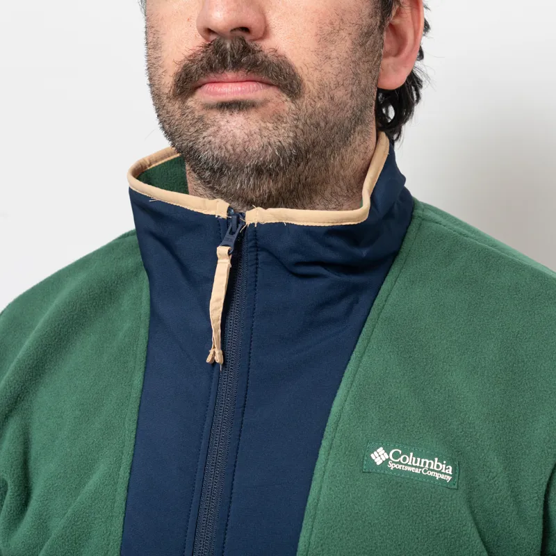 Columbia Sequoia Grove Half Zip Fleece Rain Forest Navy-5