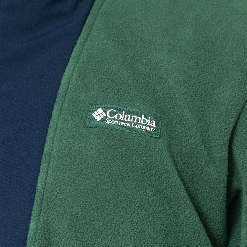 Columbia Sequoia Grove Half Zip Fleece Rain Forest Navy-6