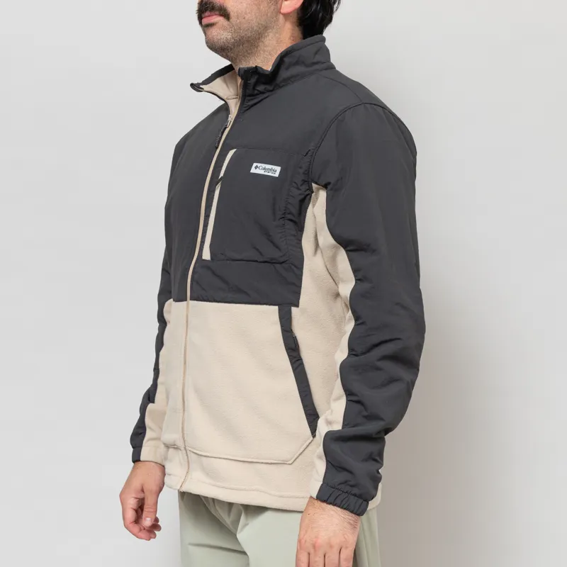 Columbia PFG Uncharted Fleece Jacket Shark Ancient Fossil-1