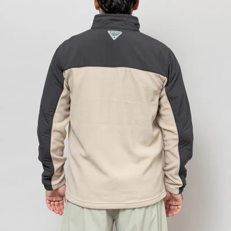 Columbia PFG Uncharted Fleece Jacket Shark Ancient Fossil-3