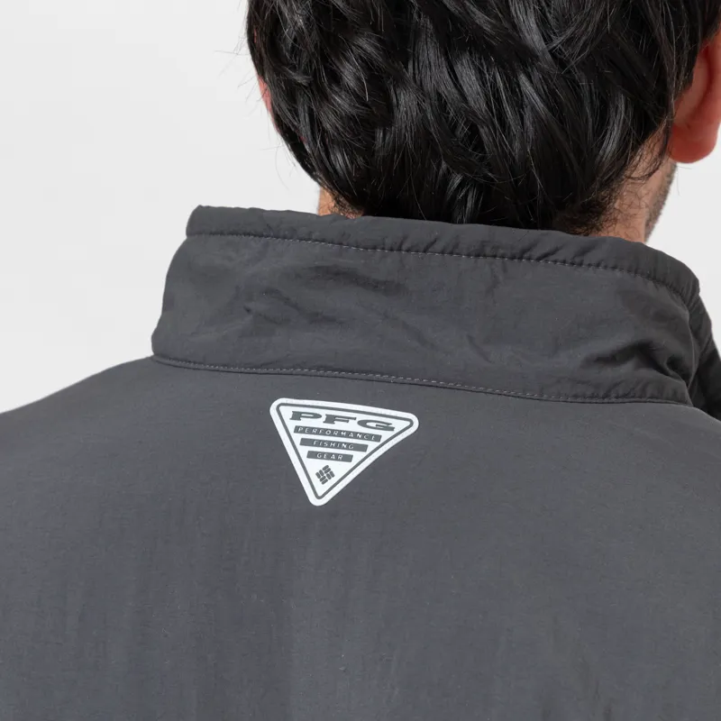 Columbia PFG Uncharted Fleece Jacket Shark Ancient Fossil-11