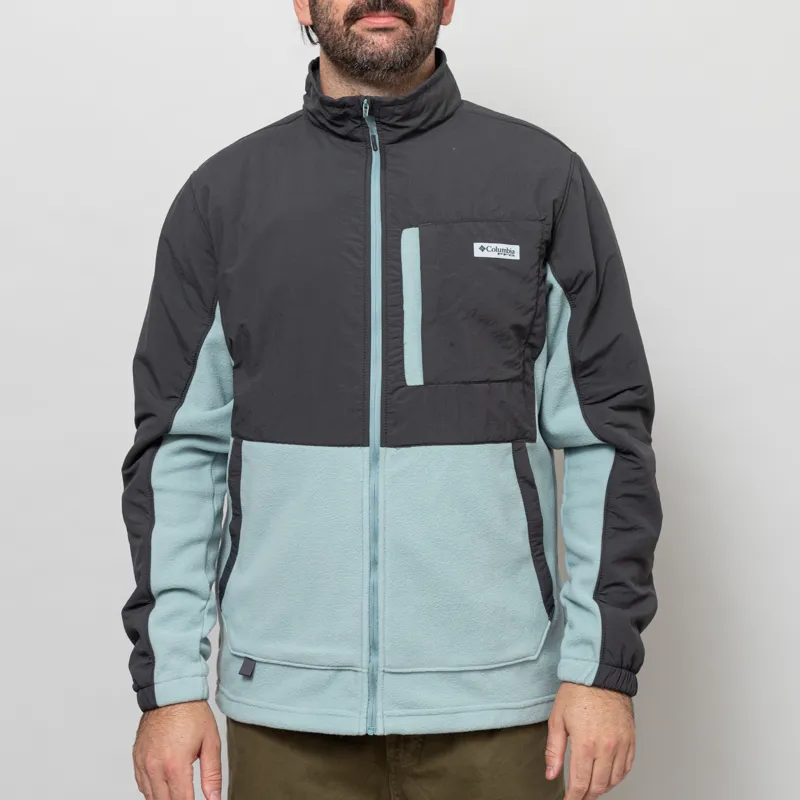 Columbia PFG Uncharted Fleece Jacket Shark Crushed Blue