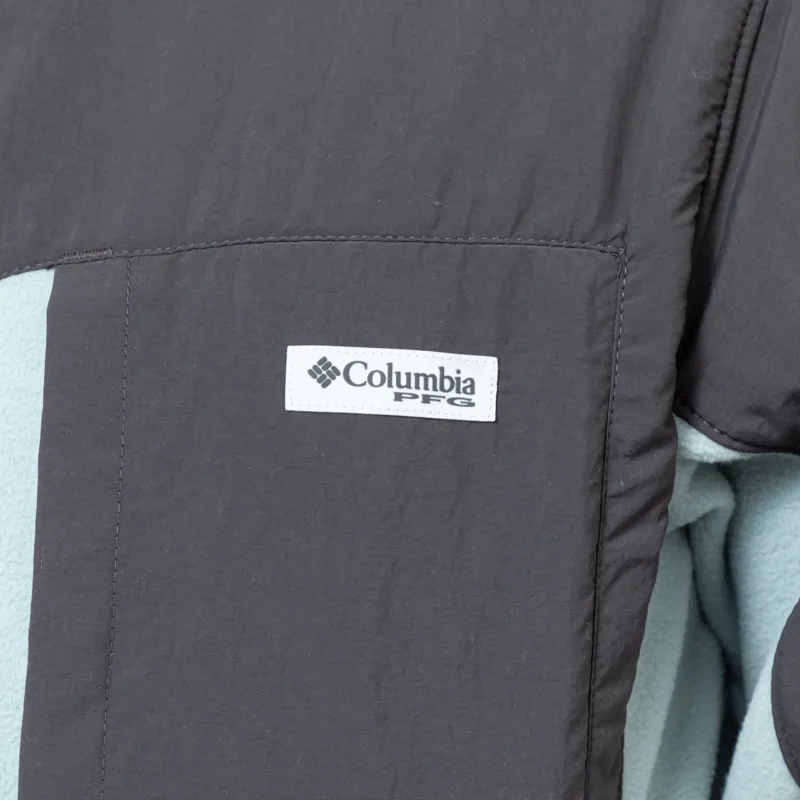 Columbia PFG Uncharted Fleece Jacket Shark Crushed Blue-9