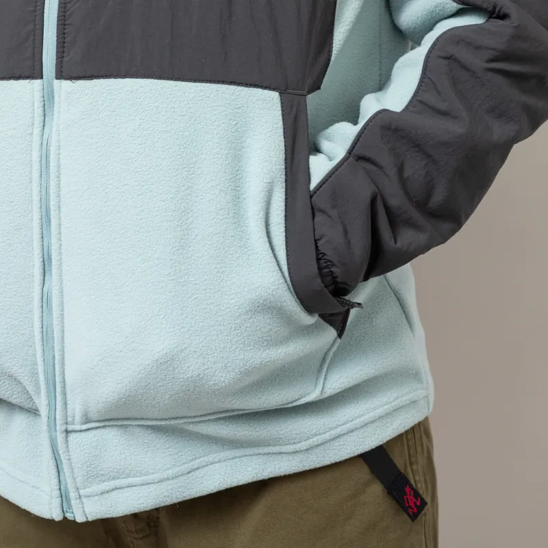 Columbia PFG Uncharted Fleece Jacket Shark Crushed Blue-10