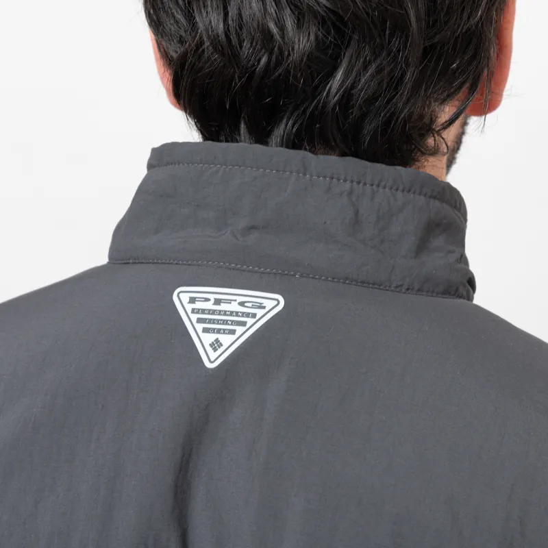 Columbia PFG Uncharted Fleece Jacket Shark Crushed Blue-7