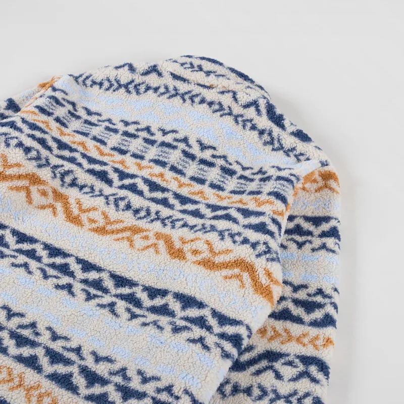 Columbia Rugged Ridge III Printed Sherpa Half Snap Fleece Dark Stone Mountain Madras-7