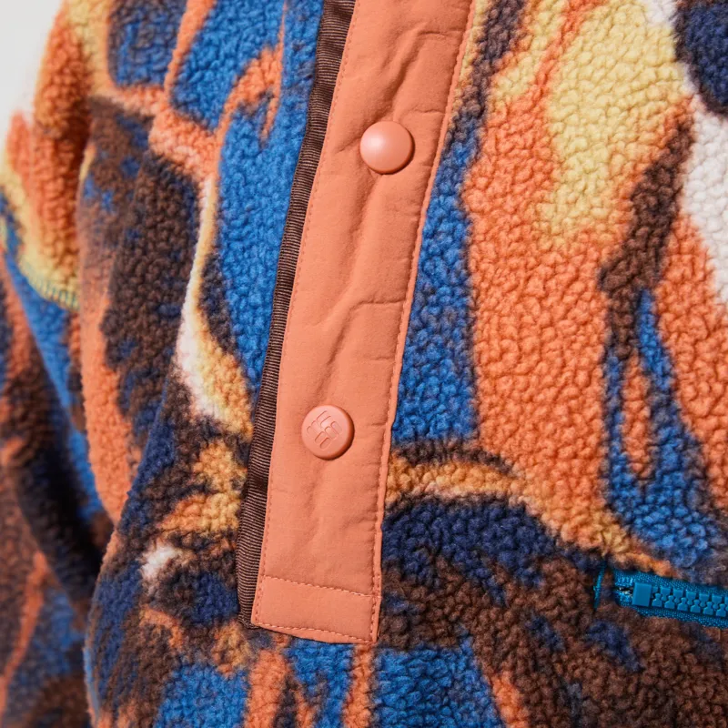 Columbia Helvetia II Half Snap Fleece Teak Brown Soaring-4