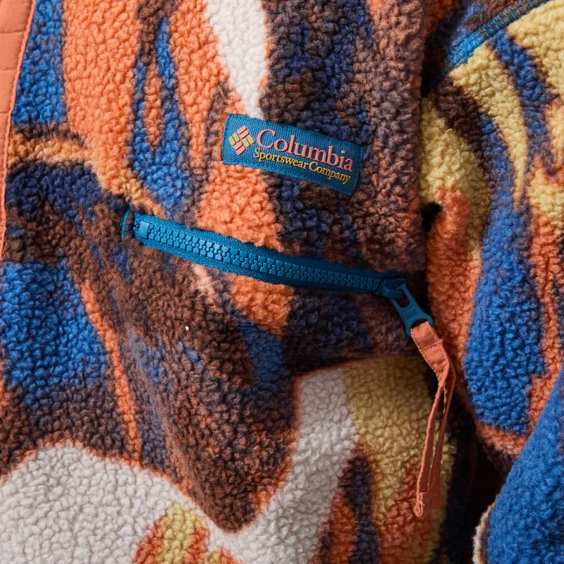 Columbia Helvetia II Half Snap Fleece Teak Brown Soaring-6
