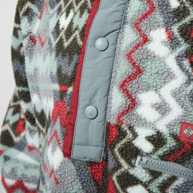 Columbia Helvetia II Half Snap Fleece Sedona Sage Geomix-4