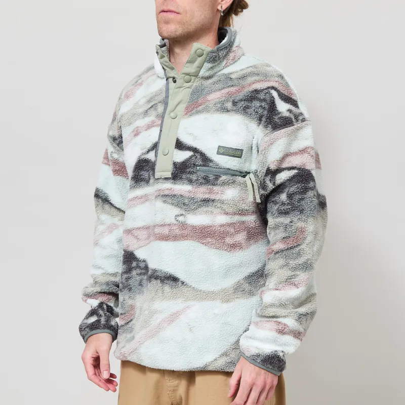 Columbia Helvetia II Half Snap Fleece Sedona Sage Summits-1