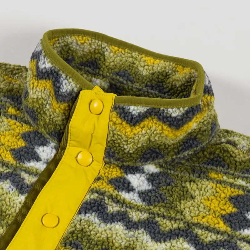 Columbia Helvetia II Half Snap Fleece Mossy Green Retrotree-4