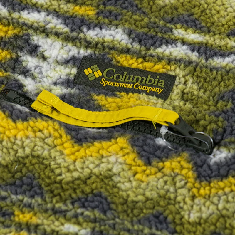 Columbia Helvetia II Half Snap Fleece Mossy Green Retrotree-5