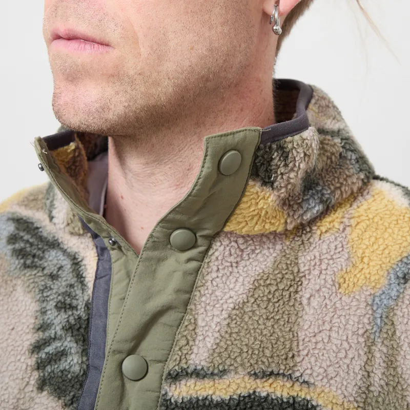Columbia Helvetia II Half Snap Fleece Stone Green Soaring-3