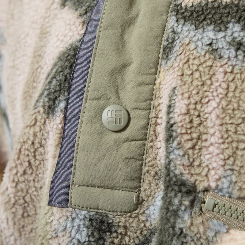 Columbia Helvetia II Half Snap Fleece Stone Green Soaring-5