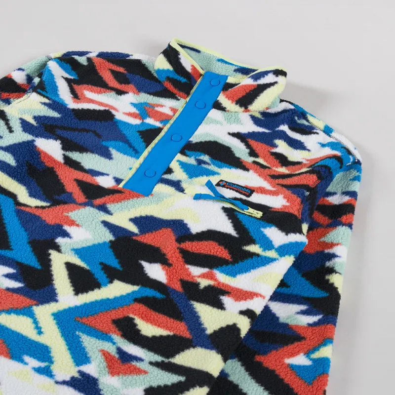 Columbia Helvetia II Half Snap Fleece Compass Blue Reflection-2