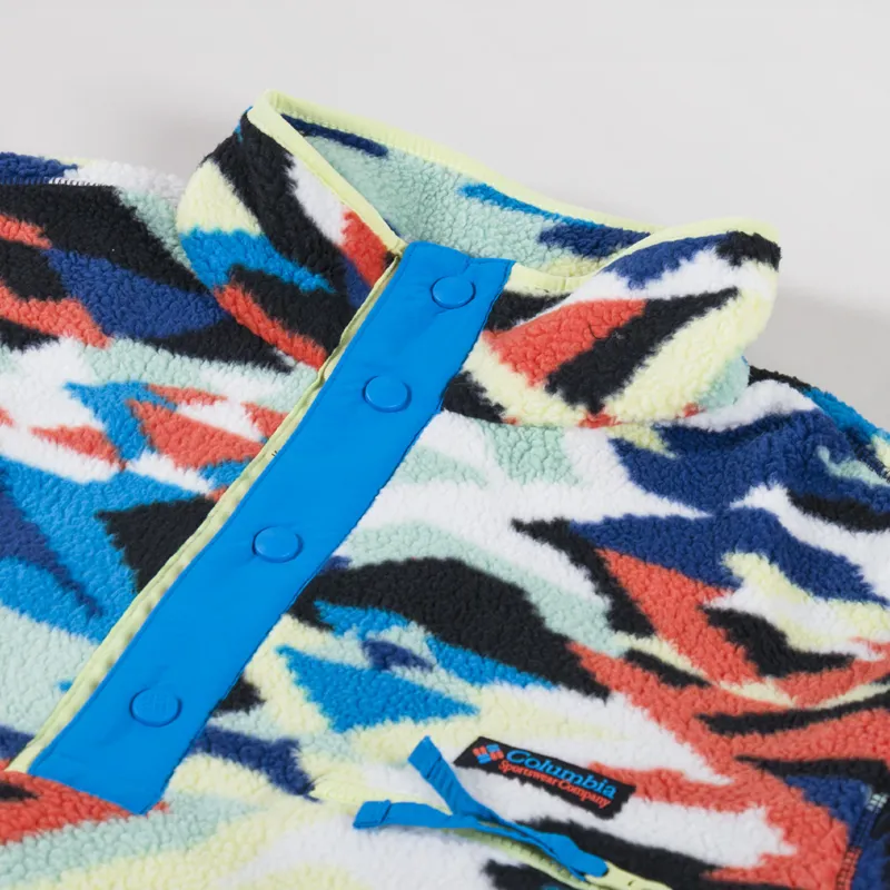 Columbia Helvetia II Half Snap Fleece Compass Blue Reflection-4