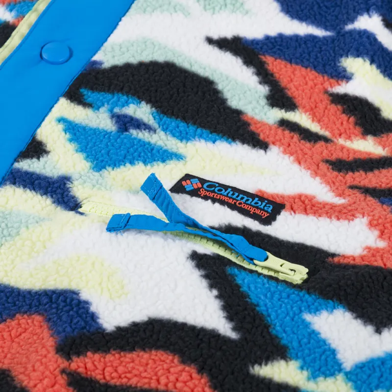 Columbia Helvetia II Half Snap Fleece Compass Blue Reflection-5