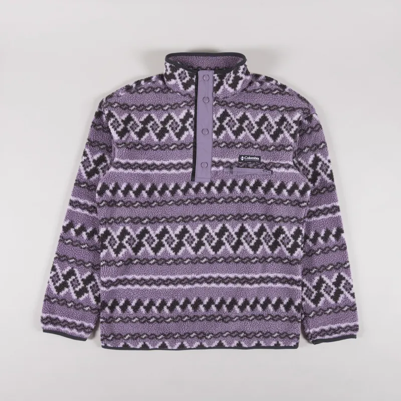 Columbia Helvetia II Half Snap Fleece Shale Purple KnitKnot