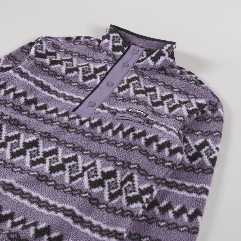 Columbia Helvetia II Half Snap Fleece Shale Purple KnitKnot-2
