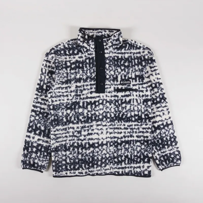 Columbia Helvetia II Half Snap Fleece Black Stippled