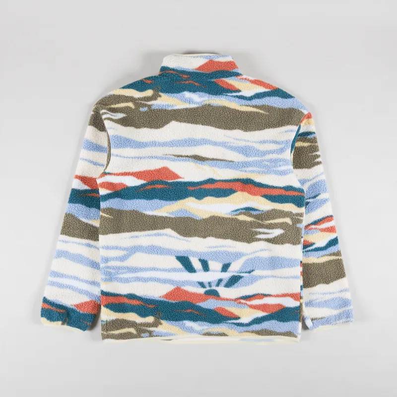 Columbia Helvetia II Printed Half Snap Fleece Chalk-1