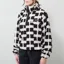 Columbia Womens Helvetia II Printed Half Snap Fleece Black Geostack
