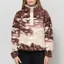 Columbia Womens Helvetia II Printed Half Snap Fleece Tobacco Sisters Dark Stone