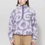 Columbia Womens Helvetia II Printed Half Snap Fleece Stormwatch Sprayflower