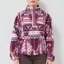 Columbia Womens Helvetia II Printed Half Snap Fleece Antique Mauve Geomix