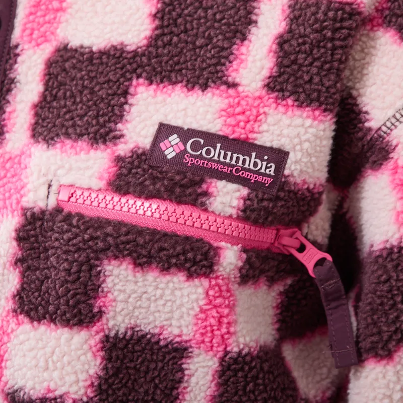 Columbia Womens Helvetia II Printed Half Snap Fleece Moonvista Geostack-5