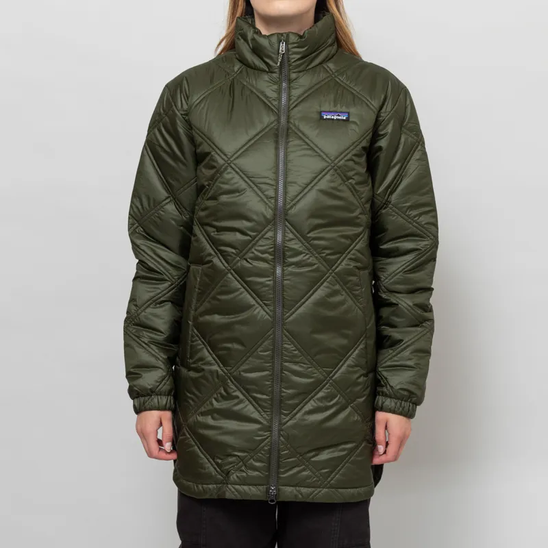 Patagonia Womens Pine Bank Insulated Parka Pine Needle Green