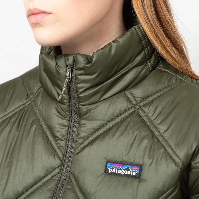 Patagonia Womens Pine Bank Insulated Parka Pine Needle Green-5